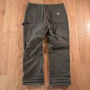 Carhartt Rugged Flex Relaxed Fit Duck Utility Work Pant BN3279-M Green Men 38x30